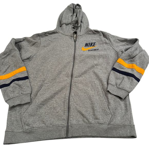 Nike Club Sportswear Full Zip Hoodie - Size XL - Great! - Picture 1 of 6
